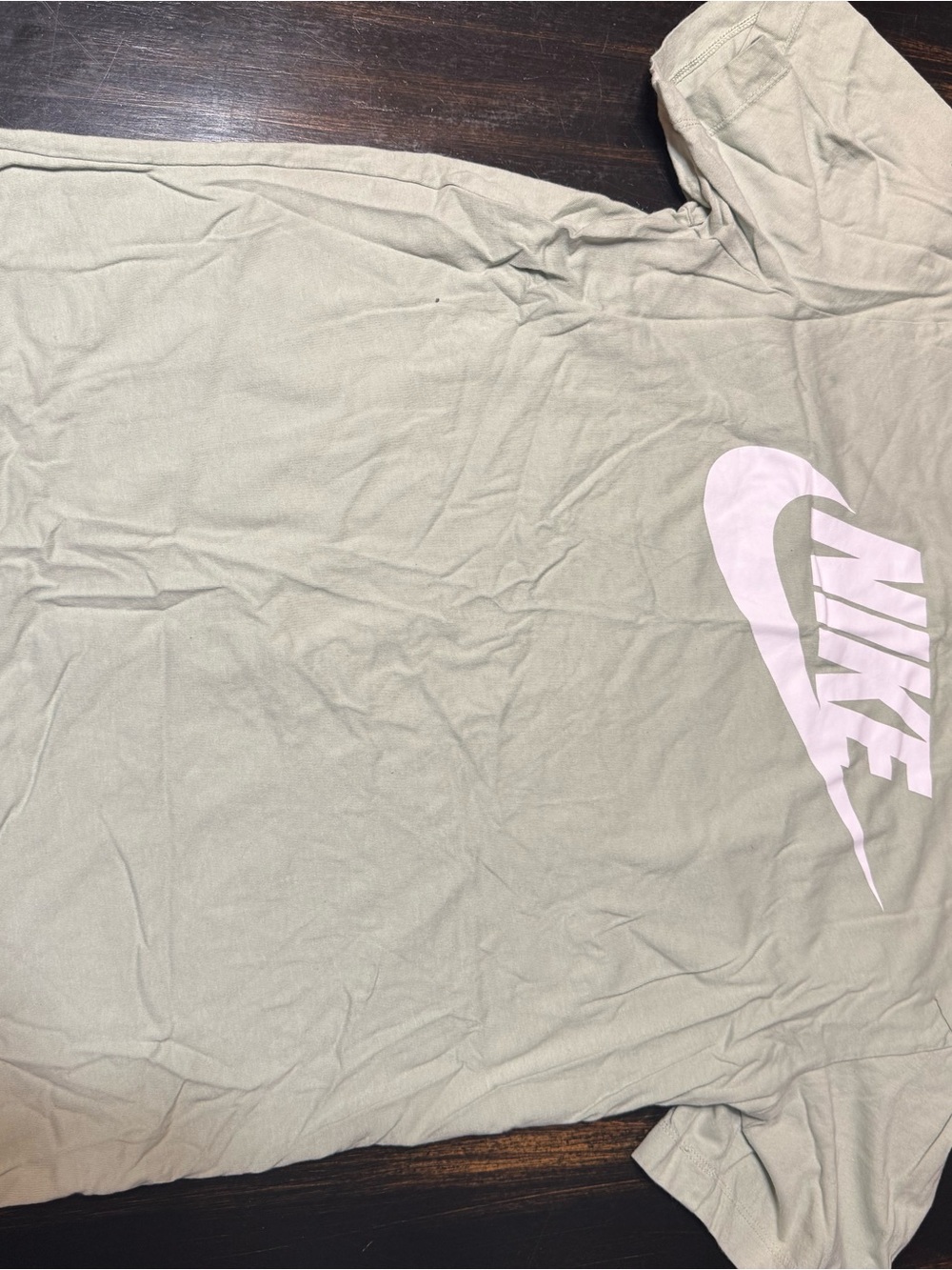 Nike Logo T-Shirt in Light Green